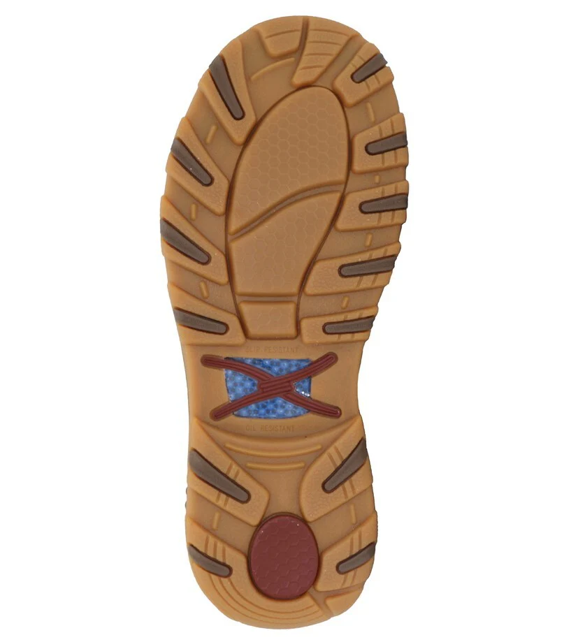 Twisted X Womens Floral Cellstretch Slip On Shoes (TCWXC0056) Brown - Image 2