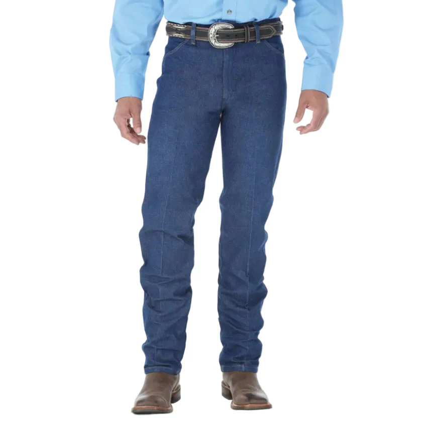 Wrangler Mens Cowboy Cut Original Fit Jeans (13MWZ) Rigid Indigo - Image 3