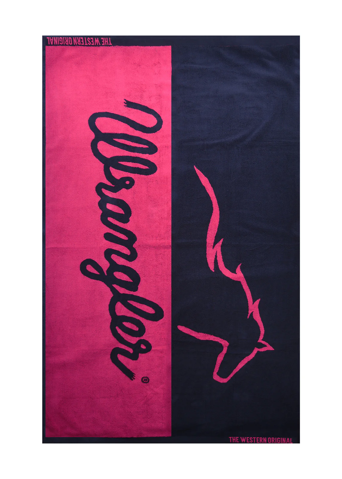 Wrangler Running Horse Towel (XCP2915TWL) Navy/Pink