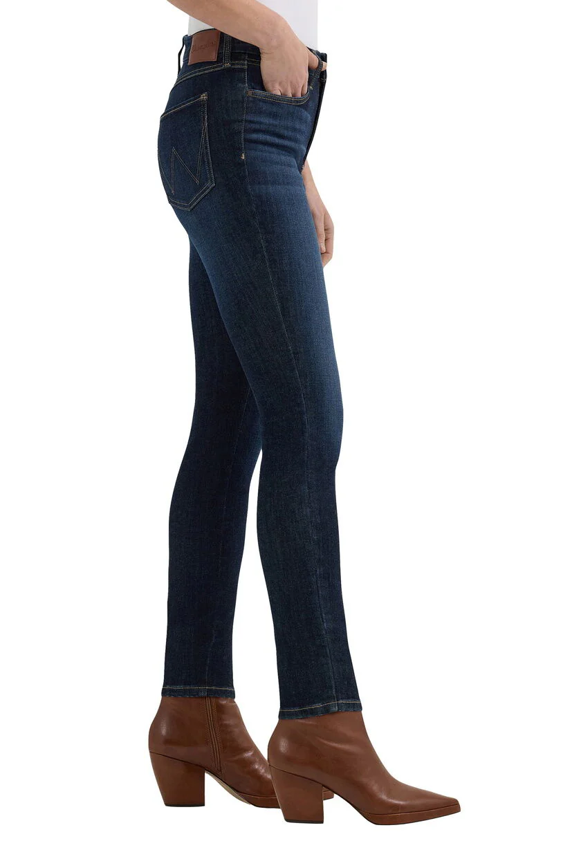Wrangler Womens Bespoke Hi Rise Skinny Jeans (112359278) Rae - Image 2