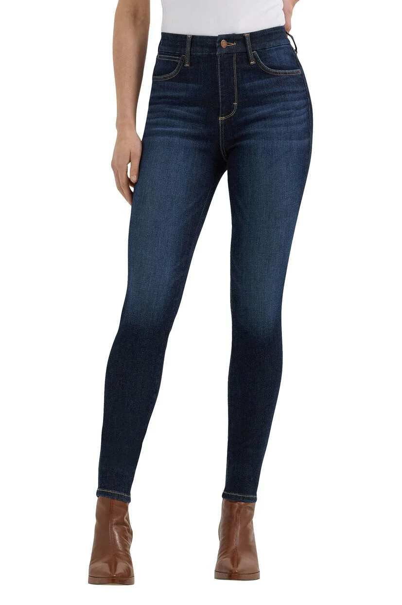 Wrangler Womens Bespoke Hi Rise Skinny Jeans (112359278) Rae - Image 3