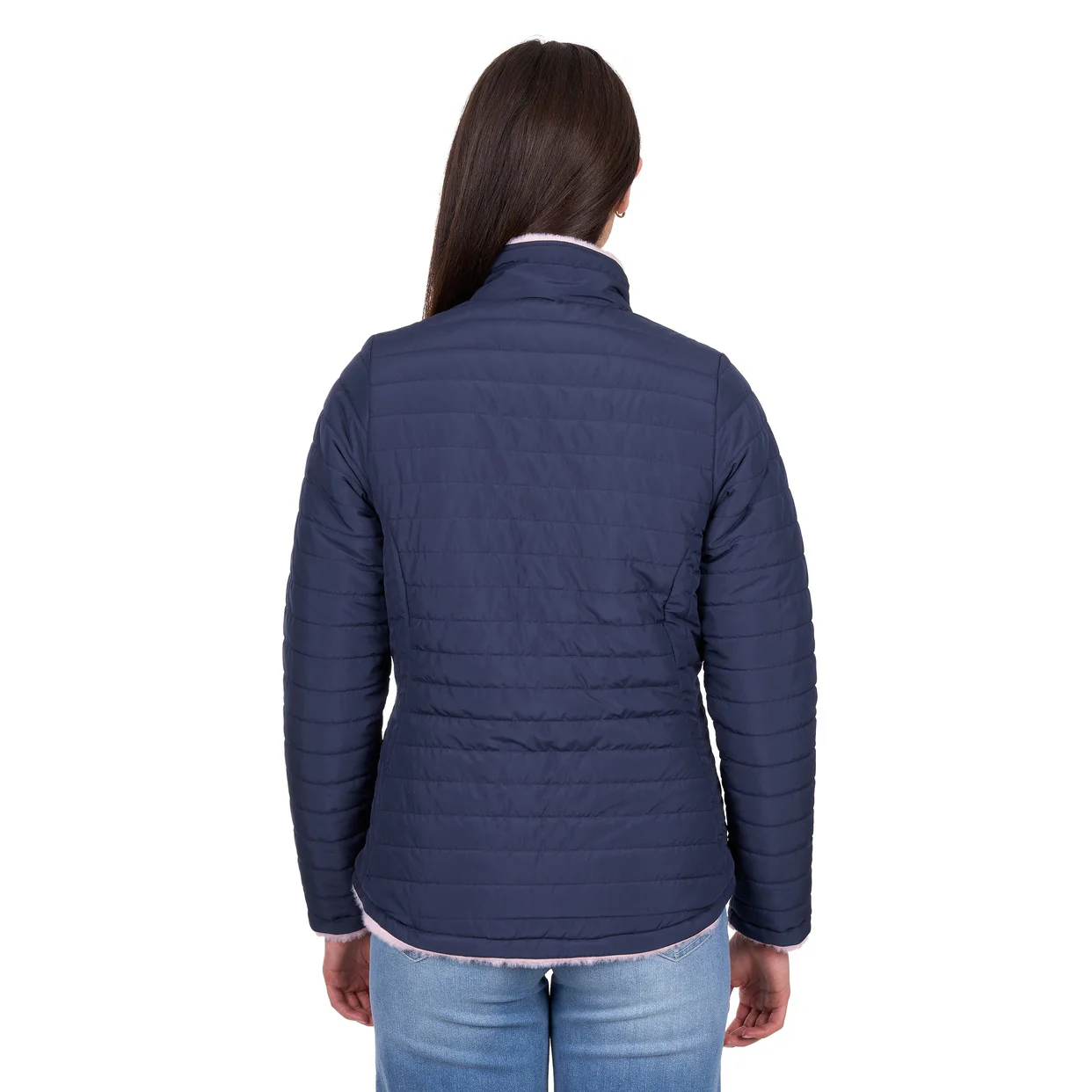 Wrangler Womens Marta Reversible Jacket (X6W2790572) Navy/Pink - Image 4